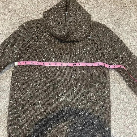 Veronica Beard Indie Sweater Womens Small Brown Knit Wool Turtleneck - Picture 14 of 16